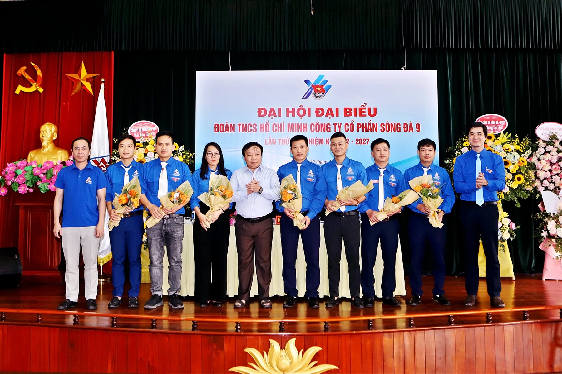 Đoàn thanh niên Công ty cổ phần Sông Đà 9 tổ chức thành công Đại hội lần thứ XVI, Nhiệm kỳ 2022-2025