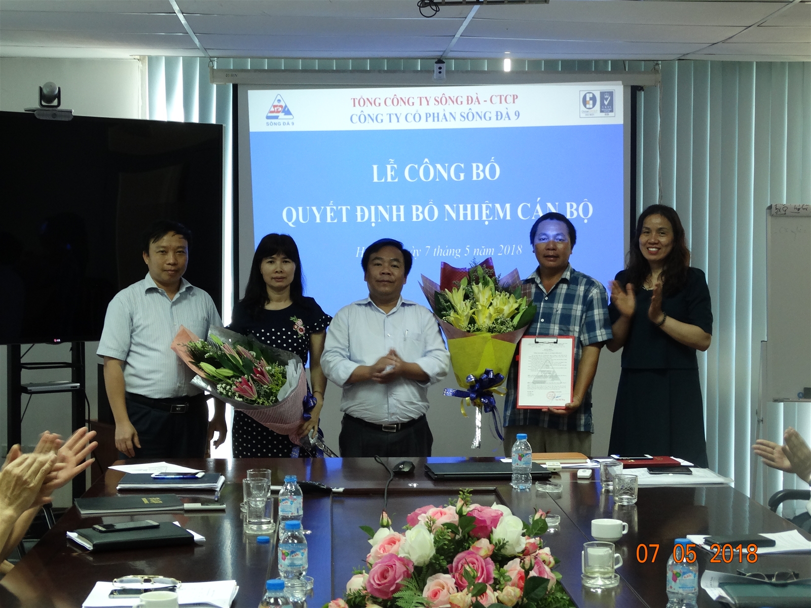 Công bố quyết định bổ nhiệm cán bộ chủ chốt đơn vị